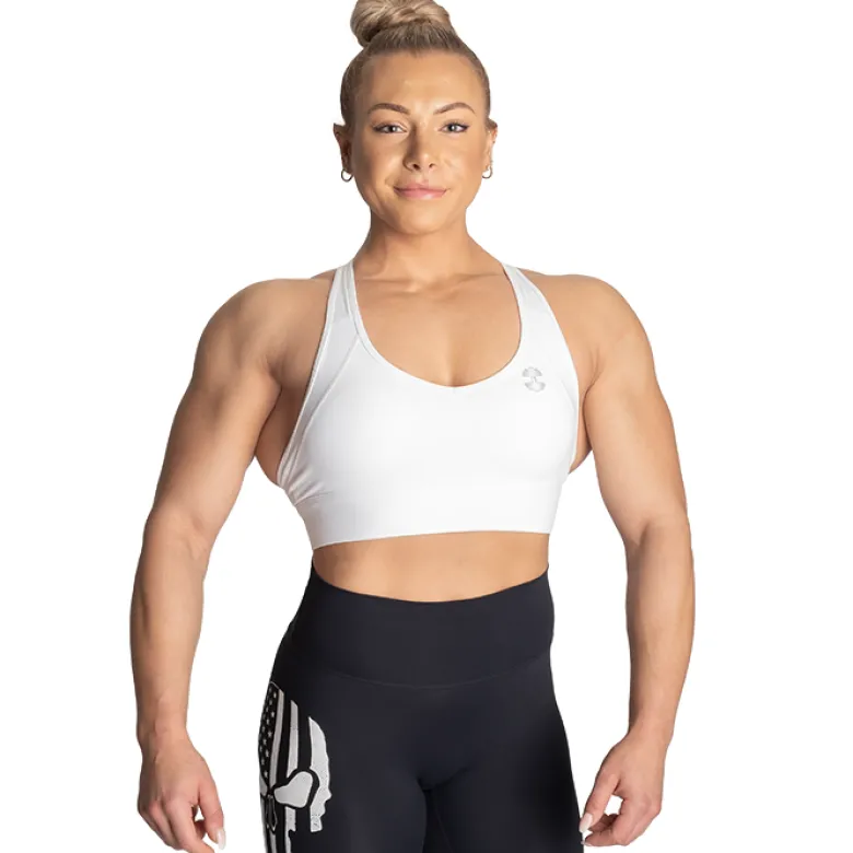 Core Sports Bra, White