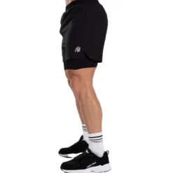 Cortez 2-In-1 Shorts, Black