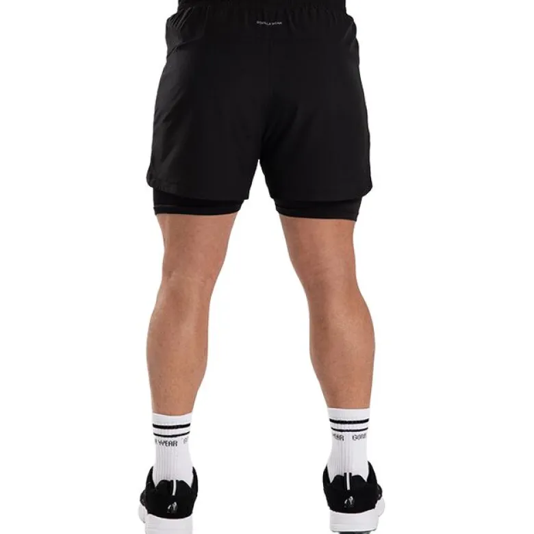 Cortez 2-In-1 Shorts, Black