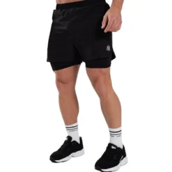 Cortez 2-In-1 Shorts, Black