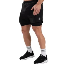 Cortez 2-In-1 Shorts, Black
