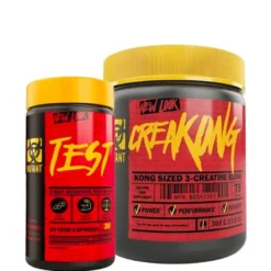 CreaKong Kreatin 300 g + Mutant Test Testosteron Kosttilskudd 90 kapsler