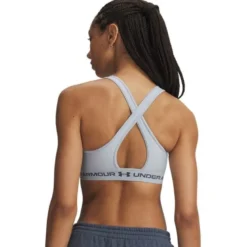 Crossback Mid Bra Blue Fog