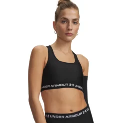 Crossback Mid Bra Ultimate Black, XL