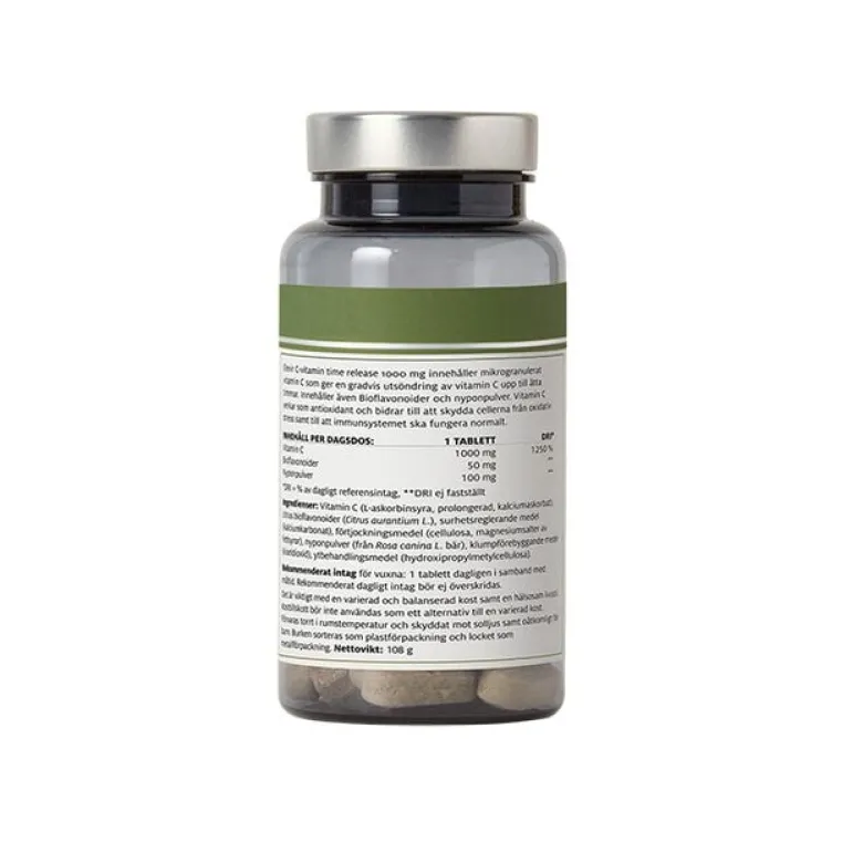 C-vitamin 1000 mg Time release 60 tabletter