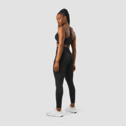 Define Seamless Scrunch Tights, Black