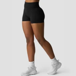 Define Seamless V-Shape Shorts, Black