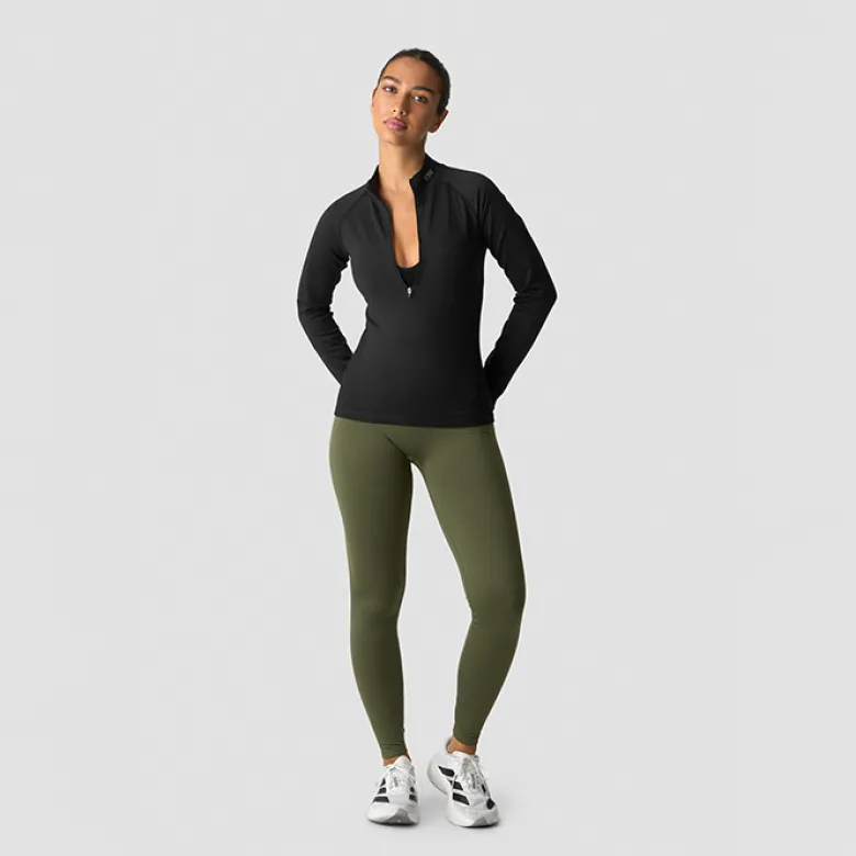Define Thermal Seamless 1/2 Zip LS, Black