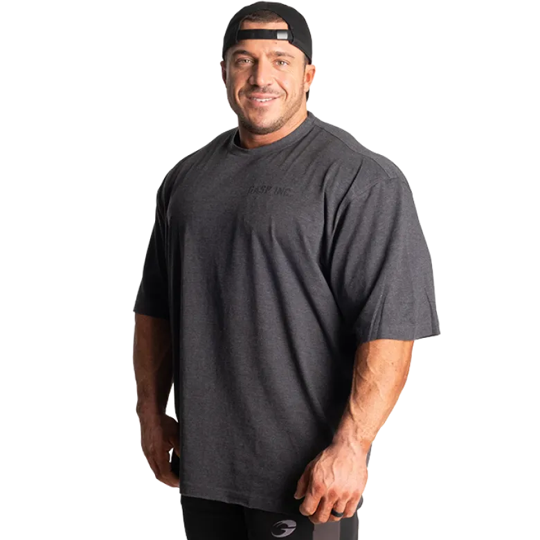 Division Iron Tee, Dark Grey Melange