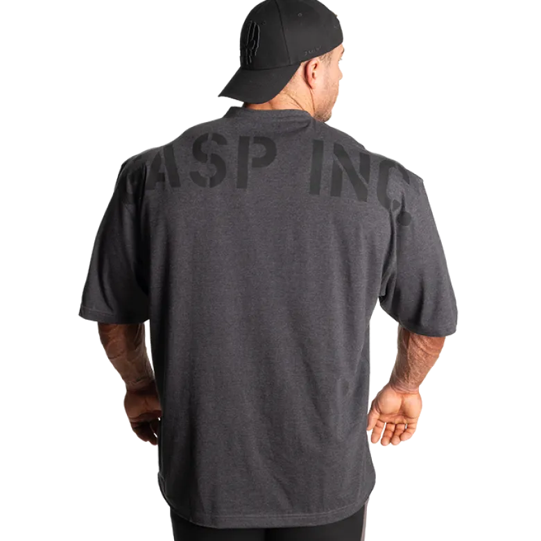 Division Iron Tee, Dark Grey Melange