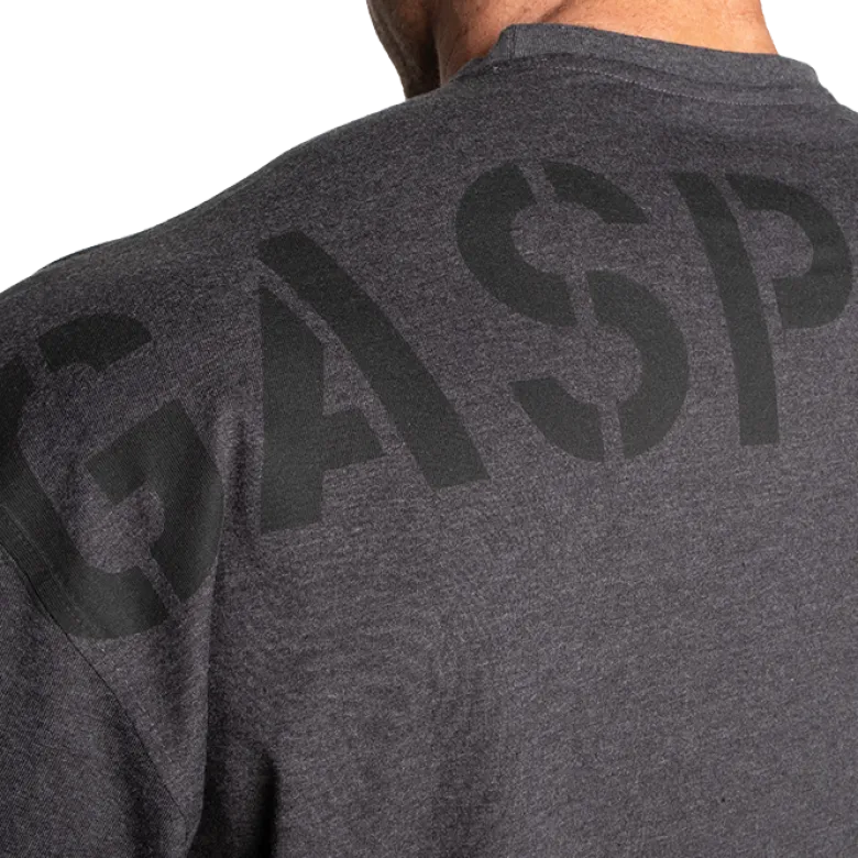 Division Iron Tee, Dark Grey Melange