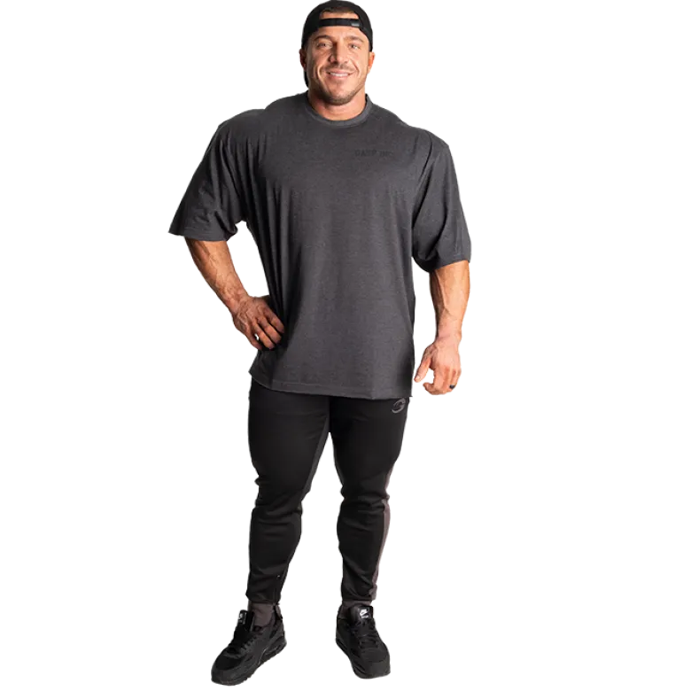 Division Iron Tee, Dark Grey Melange
