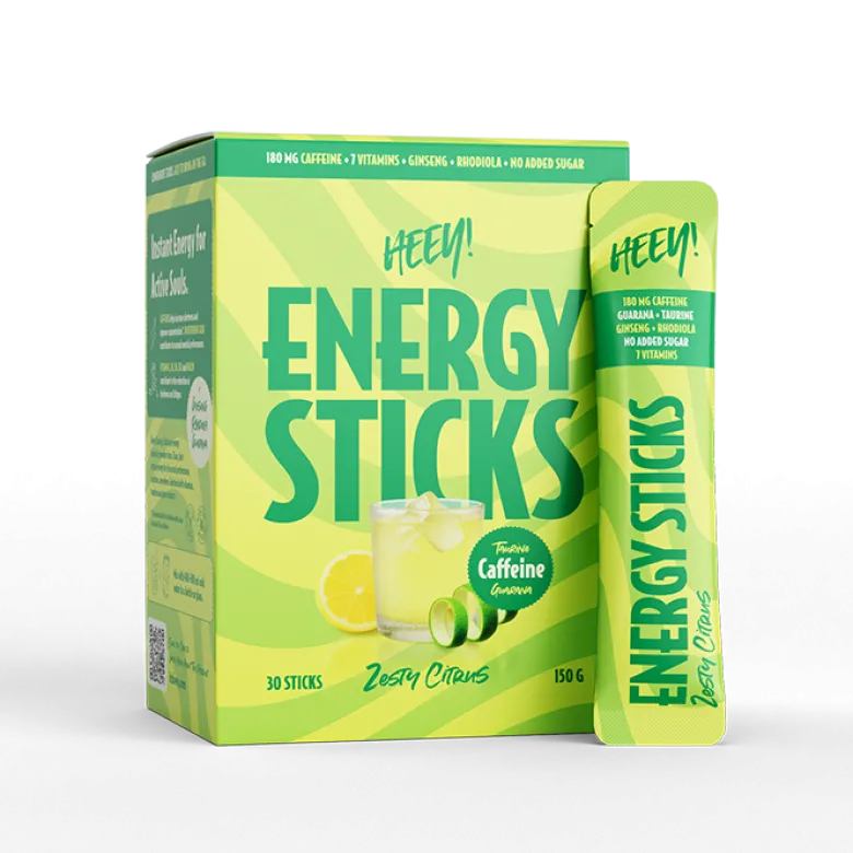 Energy Sticks Koffein + Guarana, Zesty Citrus 30 st