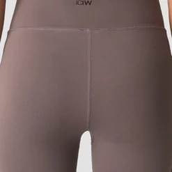 Essence Seamless Fold Over Flared Pants, Dusty Brown