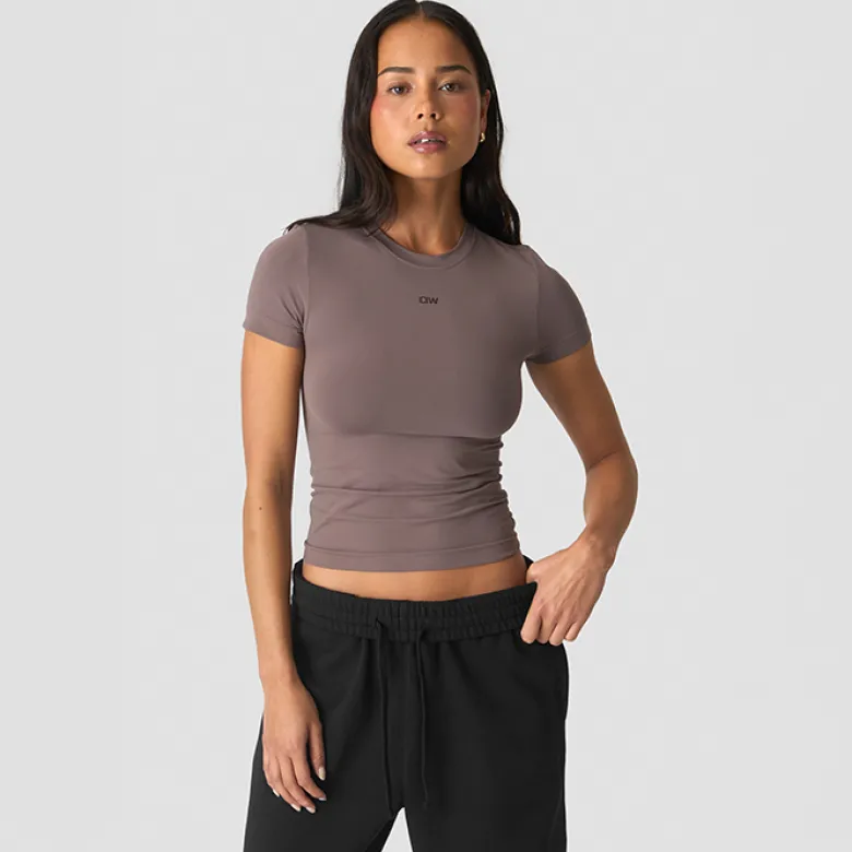 Essence Seamless T-shirt, Dusty Brown