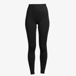 Essential Block Seamless High Waist Tights, Black