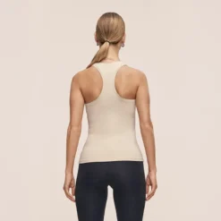 Essential Racerback Tank Ecru