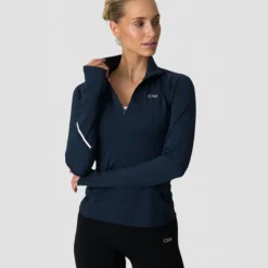Everyday Long Sleeve Stripe 1/4 Zip