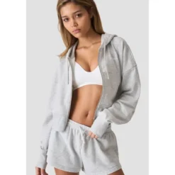 Everyday Terry Cropped Hoodie