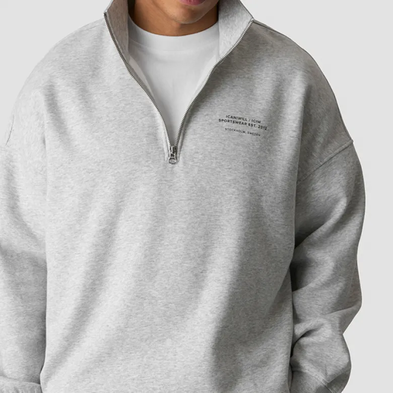 Everyday 1/4 Zip Sweatshirt Print