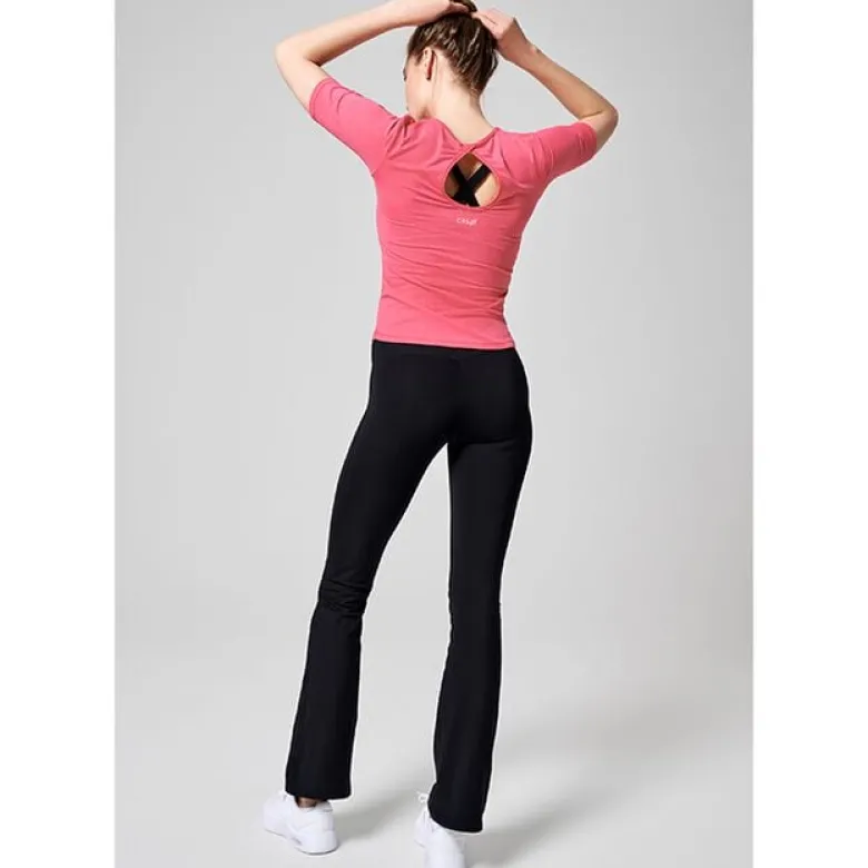 Flare High Waist Pant, Black