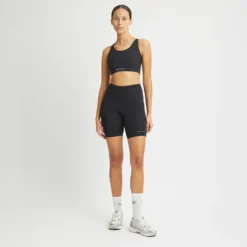 Flattering High Waist Bike Tights, Black