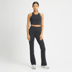 Flattering High Waist Pants, Black