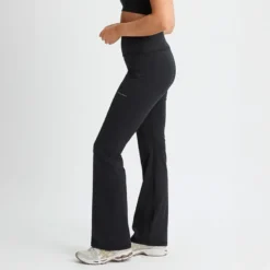 Flattering High Waist Pants, Black