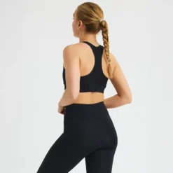 Flattering Mesh Sportsbra, Black