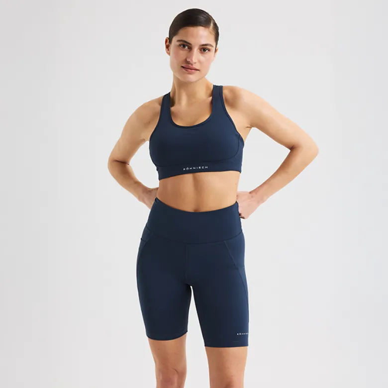 Flattering Mesh Sportsbra, Indigo