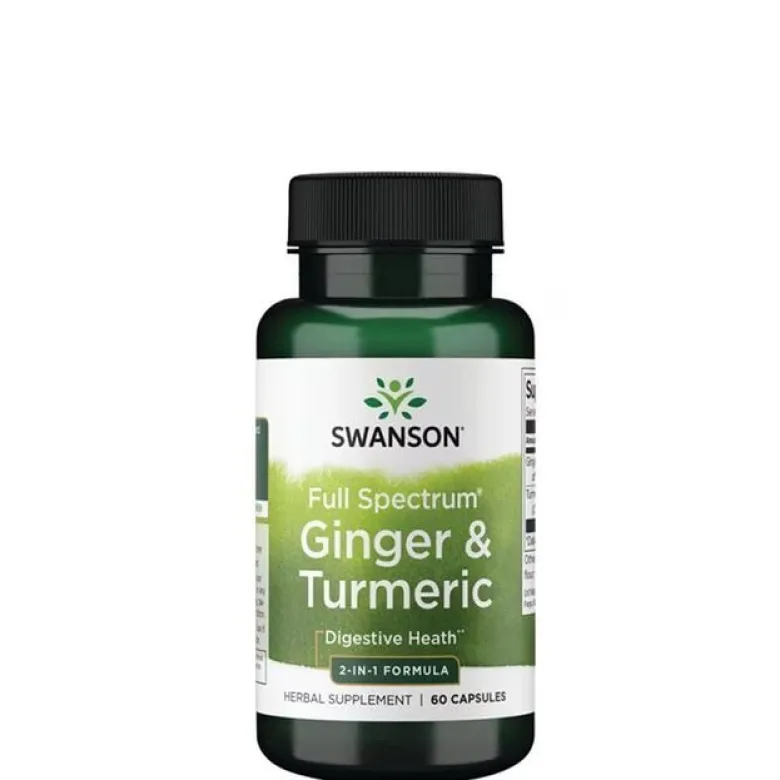 Full Spectrum Ginger & Turmeric 2-in-1 Formula 60 kapslar