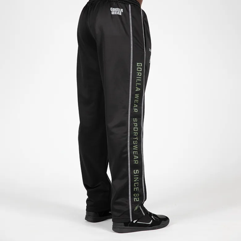 Functional Mesh Pants, Black/Green