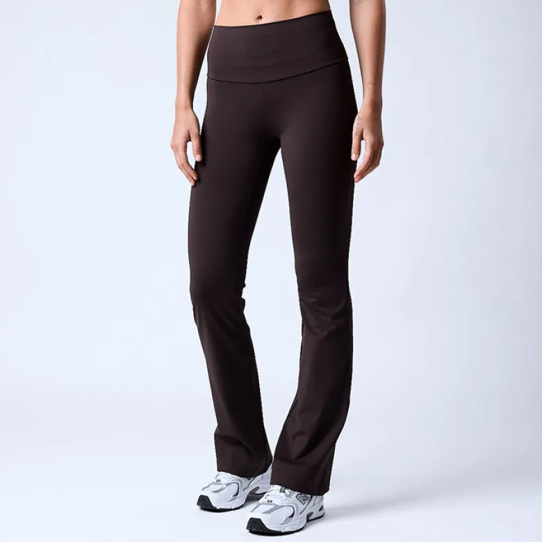 Fuse Flared Tights, Coffee