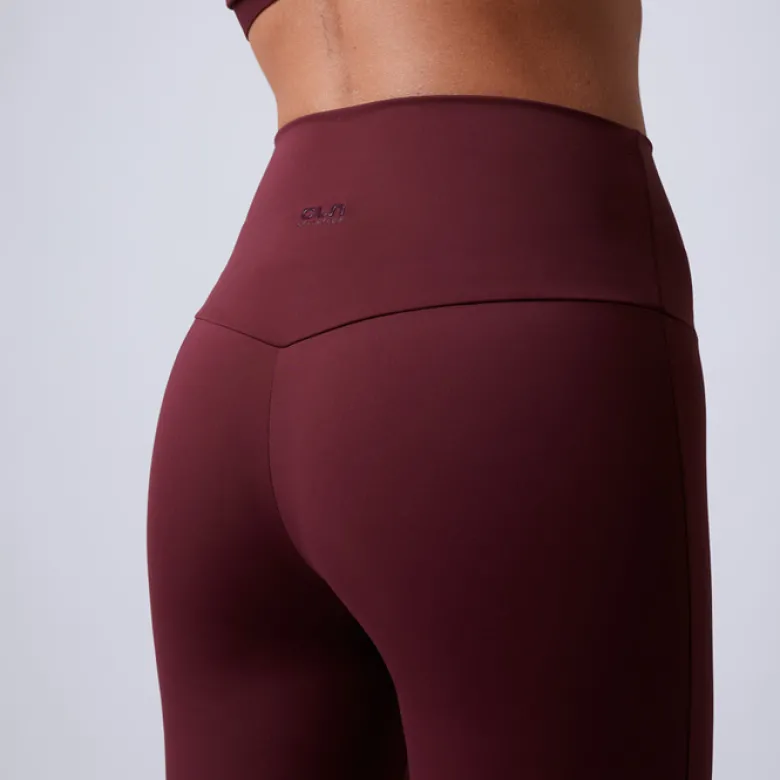 Fuse Flared Tights, Dark Red