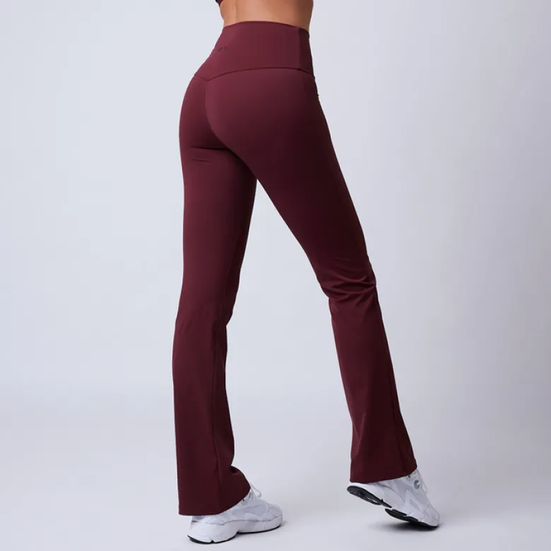 Fuse Flared Tights, Dark Red