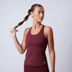 Fuse Singlet 2 in 1 Top, Dark Red