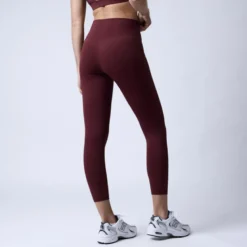 Fuse V-shape 7/8 tights, Dark Red