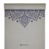 Gaiam Sustained Grey Sundial Flower Yoga Mat 5 mm