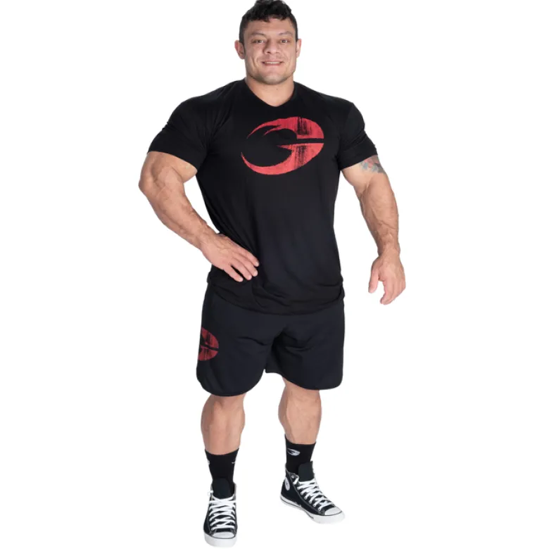 Gasp Inc Mesh Shorts, Black/Red