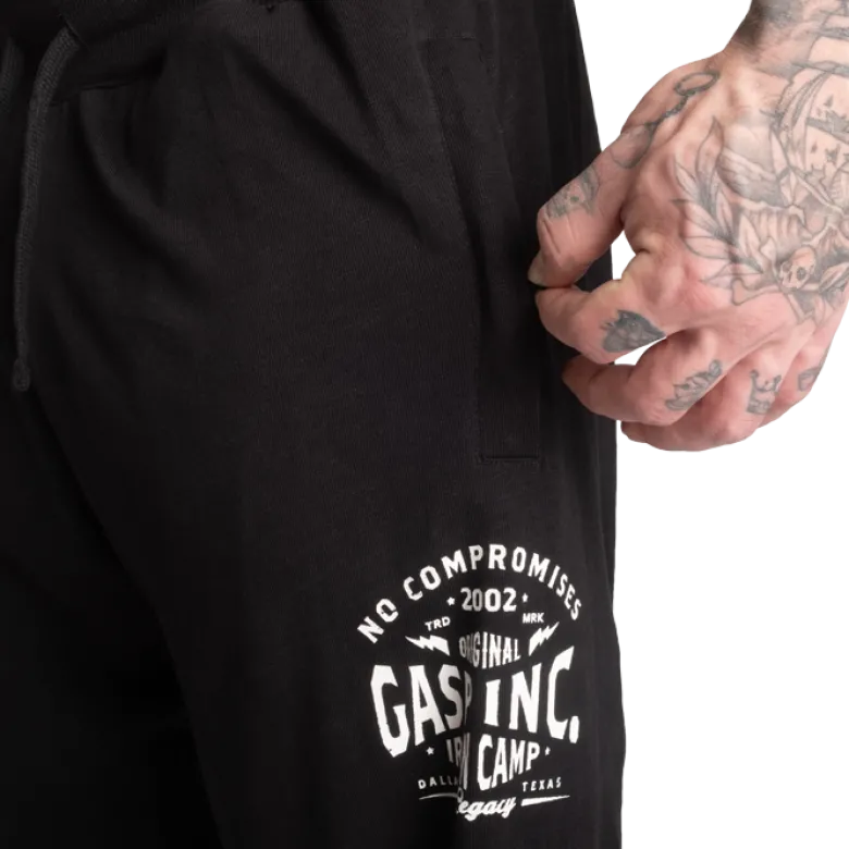 Gasp Inc Sweatpants, Black/White