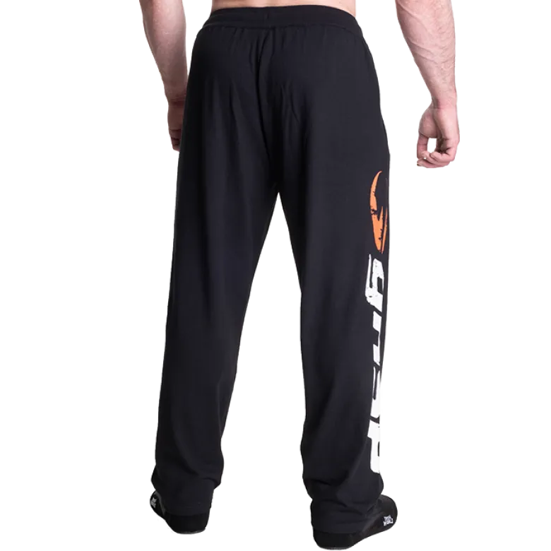 Gasp Sweatpants, Black/White