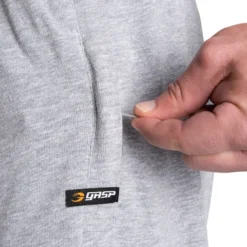 Gasp Sweatpants Short Length, Grey Melange