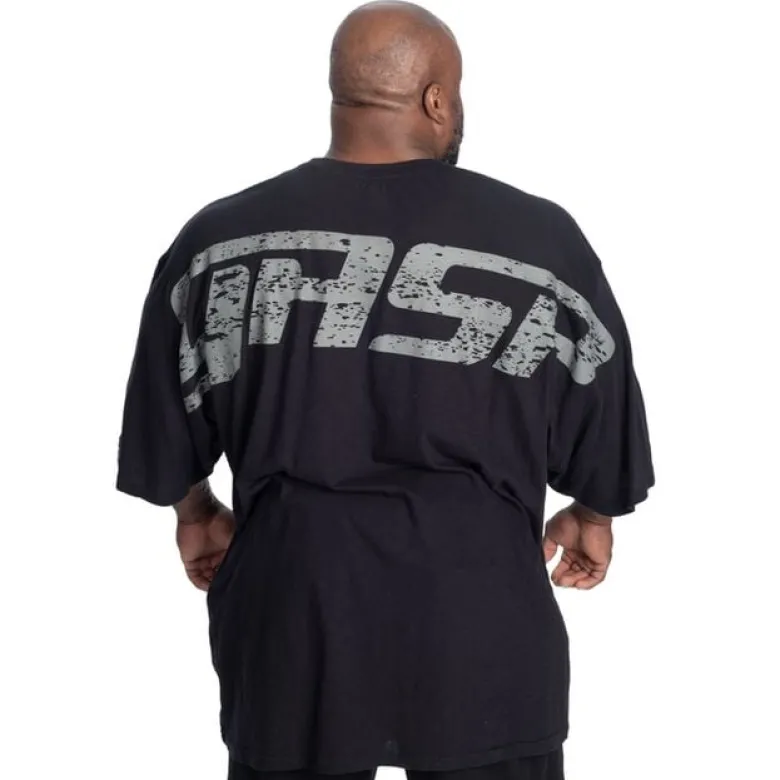 GK Slub Iron Tee, Washed Black