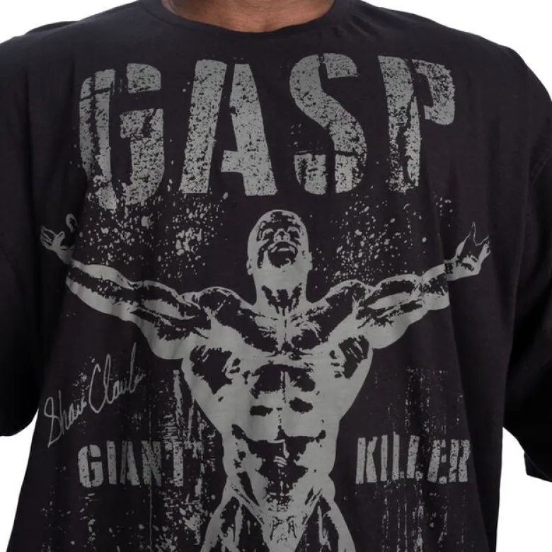 GK Slub Iron Tee, Washed Black