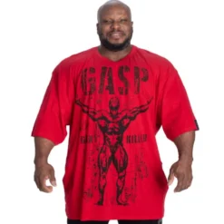 GK Slub Iron Tee, Washed Chili Red