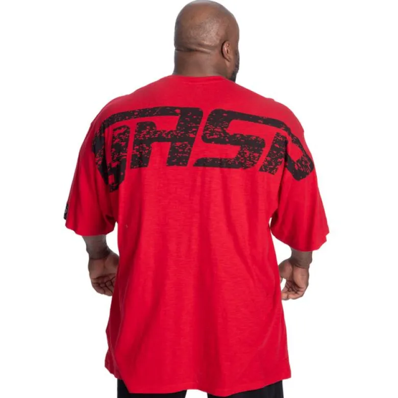 GK Slub Iron Tee, Washed Chili Red