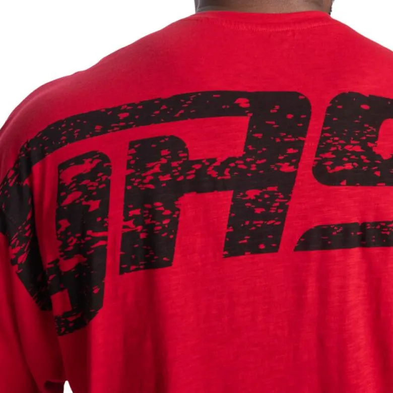 GK Slub Iron Tee, Washed Chili Red