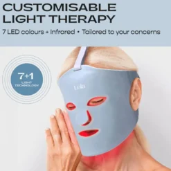 Glow LED Ansiktsmaske Blå