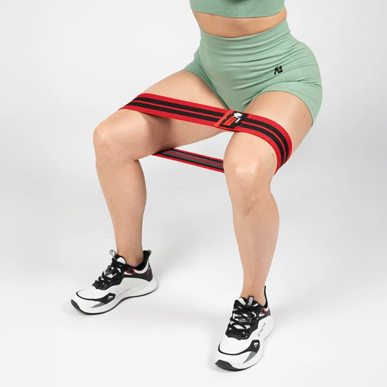 Glute band 3-pack Svart Rød Grå
