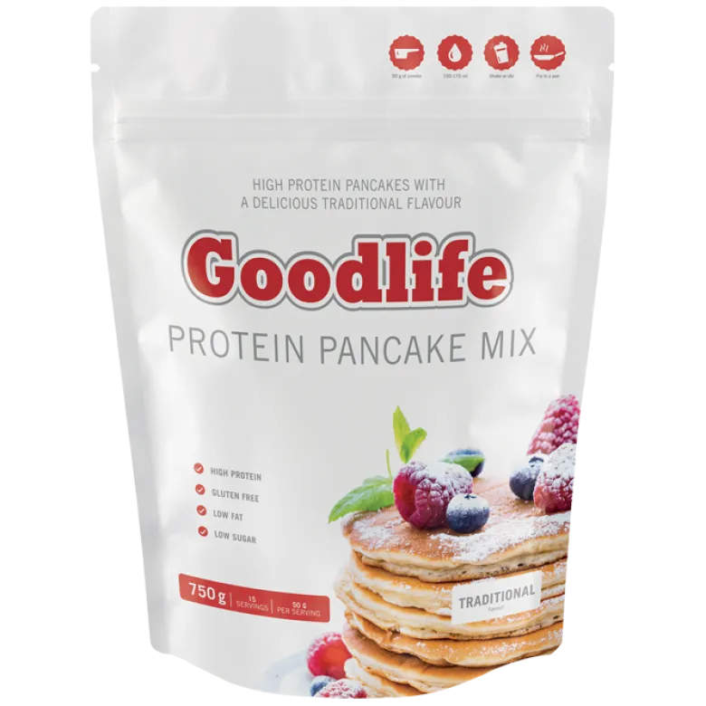 Goodlife Protein Pancakes 750 g, Traditional flavour